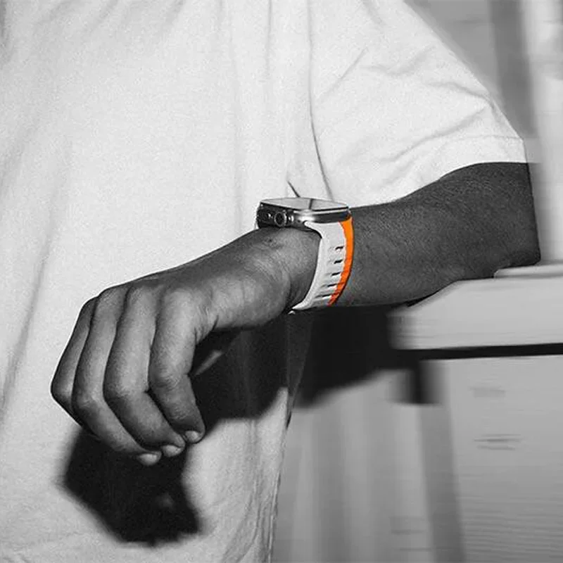 Soft Silicone Strap For Apple  - đánh giá và giá Rugged Sport Strap