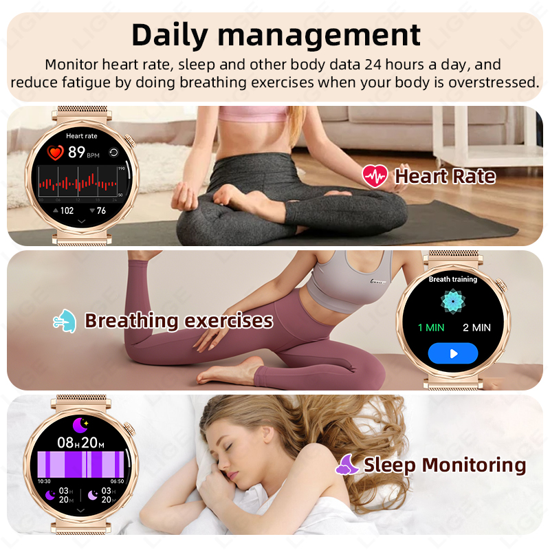 LIGE Smart Watch Women For Xia - đánh giá và giá Smartwatch Custom
