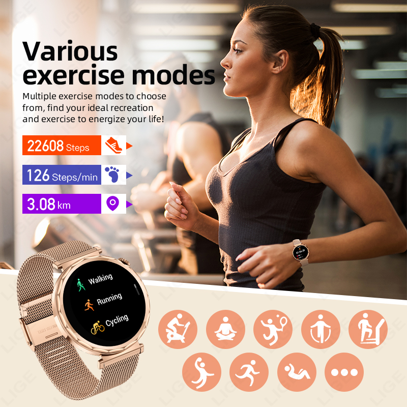 LIGE Smart Watch Women For Xia - đánh giá và giá Smartwatch Custom