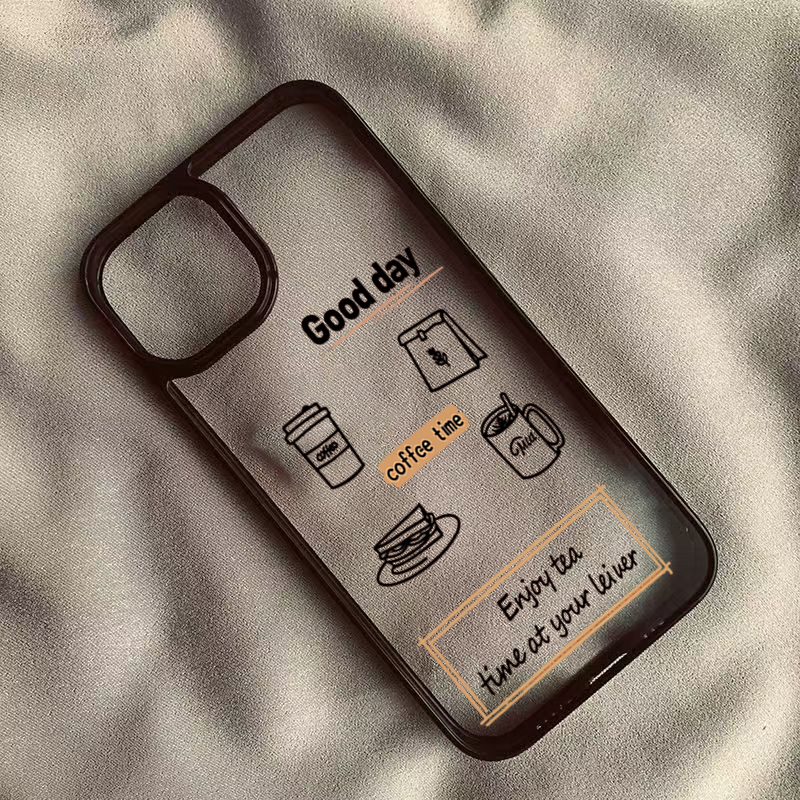 Warm Coffee Pattern Phone Case - đánh giá và giá Samsung Galaxy S24
