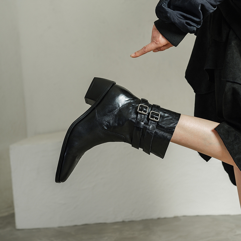 NEW Autumn Women Boots Genuine - đánh giá và giá Leather Classic Strap