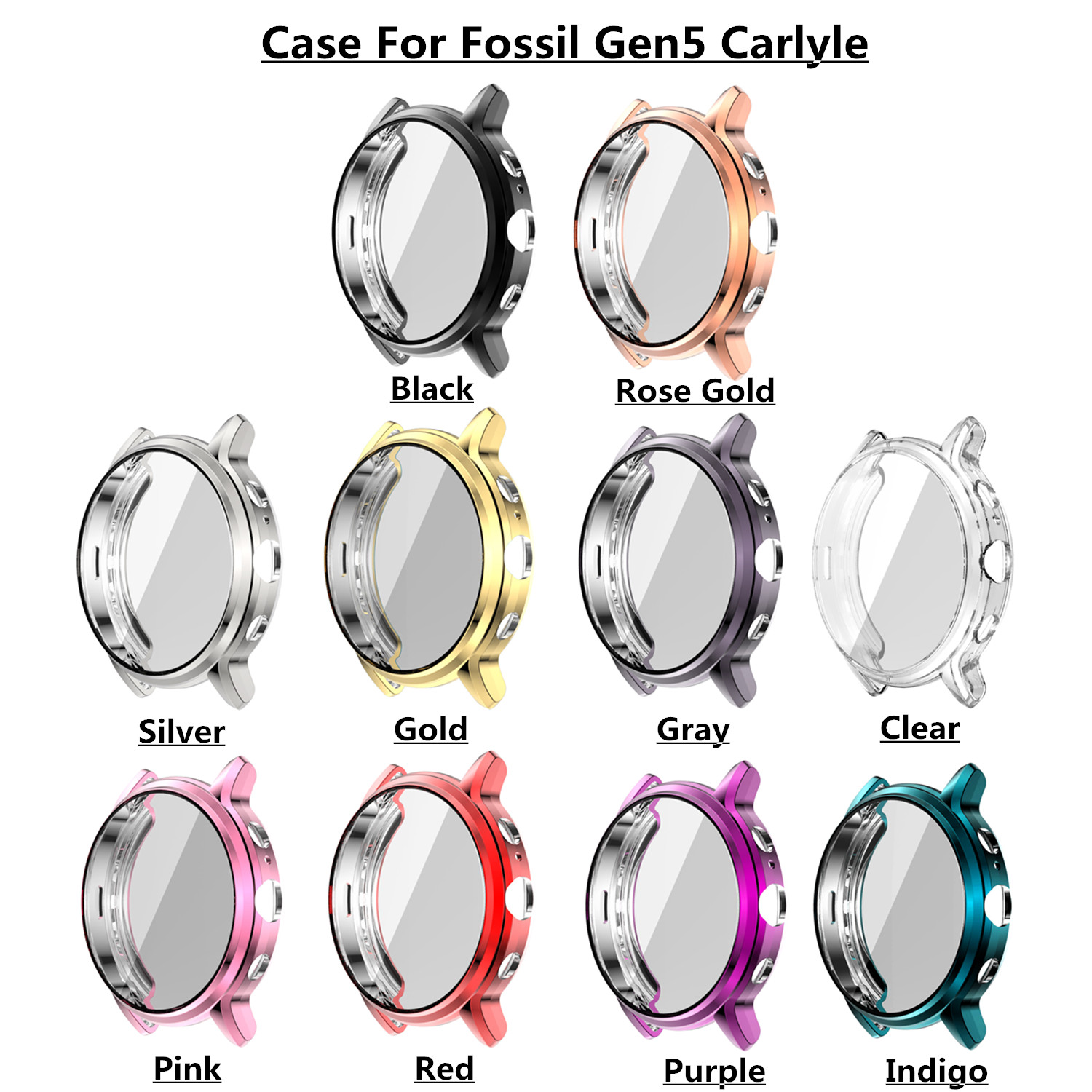 TPU Vỏ Ốp Lưng Bảo Vệ Cho Đồng - đánh giá và giá Fossil Smartwatch Accessories