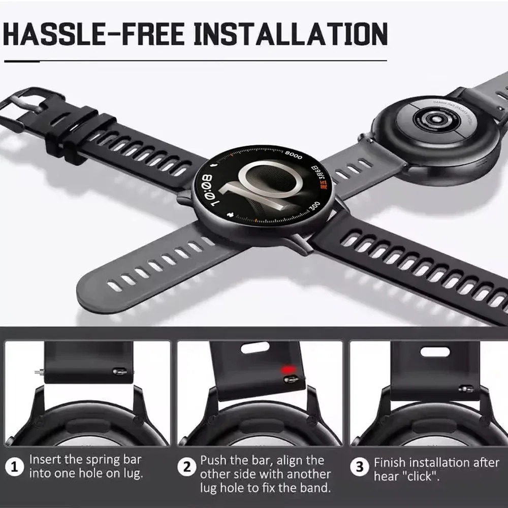 20mm 22mm Silicone Strap for O - đánh giá và giá Smartwatch X2