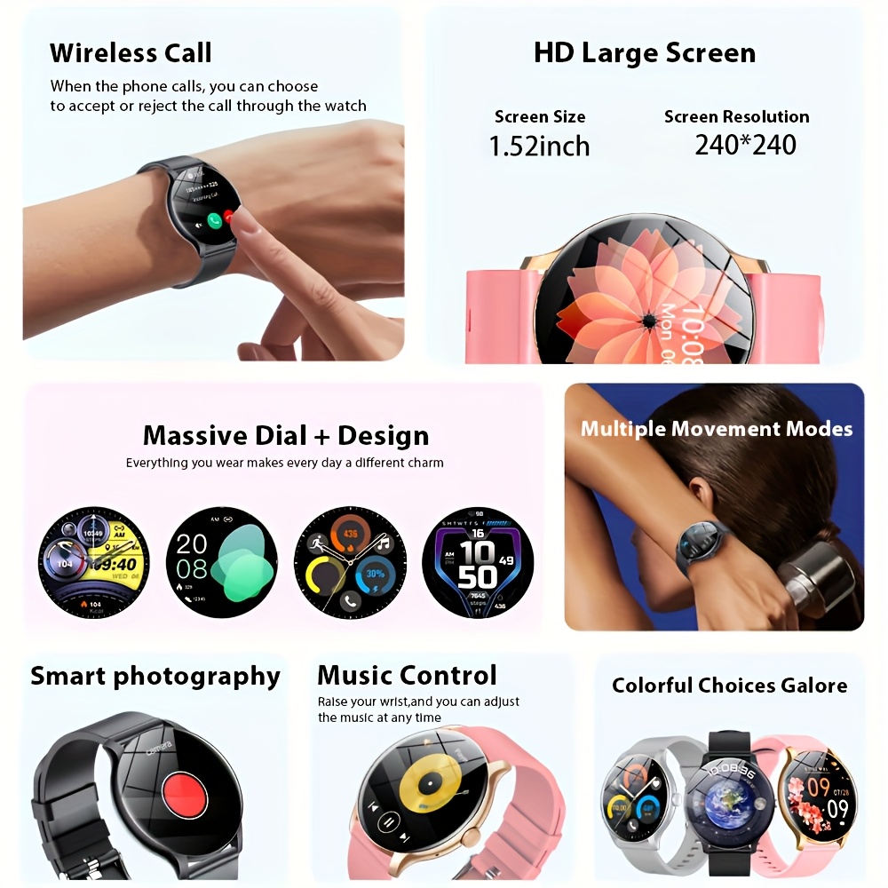 LAXASFIT 2026 Smart Watch 1.52 - đánh giá và giá Smartwatch Custom