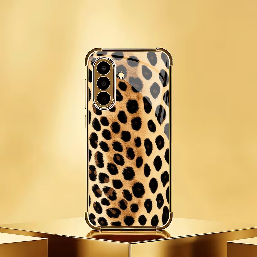 Gold leopard print pattern ele - đánh giá và giá Samsung Galaxy S24