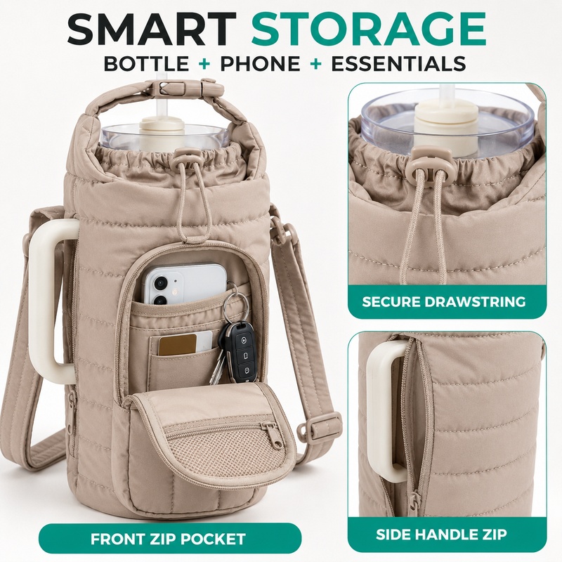 Puffer Water Bottle Carrier Ba - đánh giá và giá Rugged Sport Strap
