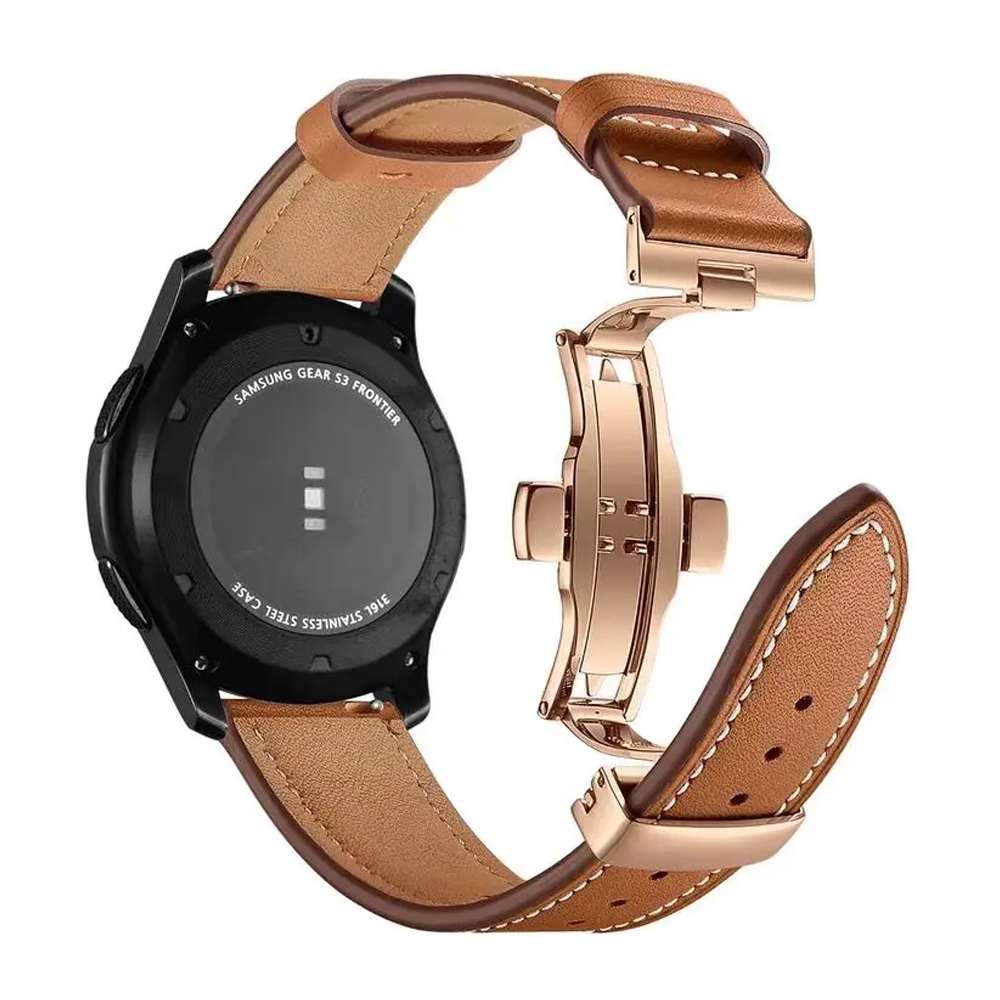 20mm 22mm Leather Band For Sam - đánh giá và giá Titan Smartwatch Accessories