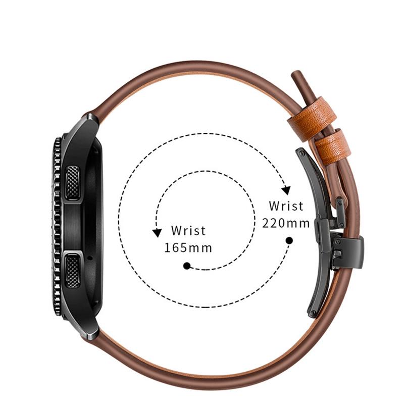20mm 22mm Leather Band For Sam - đánh giá và giá Titan Smartwatch Accessories